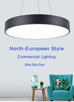 Lampe suspendue LED certifiée SAA 500 mm 600 mm 800 mm, lustre rond décoratif LED pour salle à manger