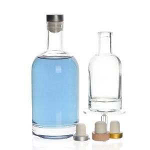 Botellas de vodka absolutas de vidrio transparente de alta calidad de <span class=keywords><strong>350ml</strong></span> y 750ml con tapa - Product Image 1