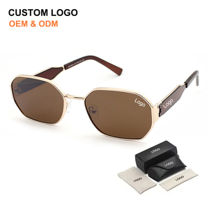 2025 Wholesale High Quality Private Label Unique Metal Thick Frame <b>Square</b> Sun Glasses Women Men Shades <b>Sunglasses</b> Custom - Product Image 1
