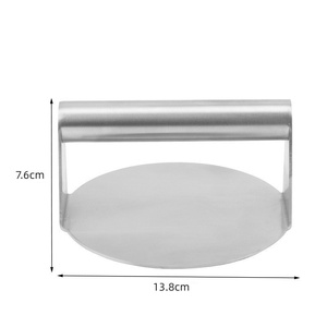 304 thép không gỉ Hamburger thịt Báo Chí Khuôn Tấm Nhà Bếp Thông tư tay Báo Chí - Product Image 4