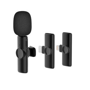 K2 Mini 2Pack Micrófono de solapa inalámbrico Transmisión en vivo Tipo C Teléfono Micrófonos inalámbricos - Product Image 3