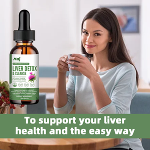 OEM Label pribadi cairan kesehatan hati Oral tetes hati dewasa Detox pembersih dengan dukungan Thistle susu - Product Image 6