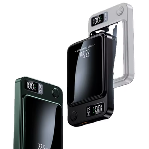 Chargeur sans fil portable 20W avec logo personnalisé, mince, en PVC et ABS, magnétique, haute capacité 5000 mAh 10000 mAh, étanche - Product Image 2