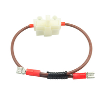 Kabel Sambungan Sekring Mobil/E-bike Topline Factory OEM SR33-1 10A Inline Fuse Holder Wire 6.3mm 250 Terminal Betina UL1015 16AWG