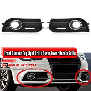 Pour <span class=keywords><strong>AUDI</strong></span> <span class=keywords><strong>A1</strong></span> 2010 2011 2012 2013 2014 Grille de protection des feux antibrouillard avant Noir Durable Anti-corrosion 8X0807681A 8X0807682A - Product Image 2