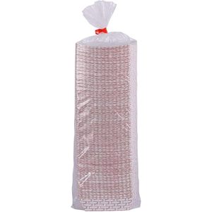 Boardwalk 30LAG040 <b>Red</b>/White 6 oz Capacity <b>Paper</b> Food Baskets Case of 1000 for Food Trucks - Product Image 4