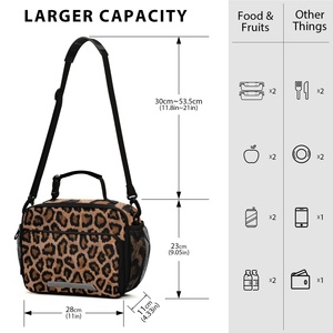 Customs Print Food Delivery Aluminum Foil Thermal Insulated Tote Lunch Bag Insulated Cooler Bag - Product Image 3