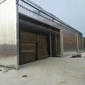 100cbm Aluminum Alloy Wood Drying Kiln Wood Fired Drying Kiln To 200M3 Wood Drying Equipment For Timber Drying