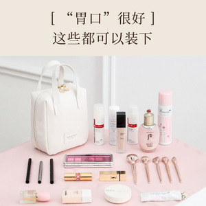 Women's <b>Makeup</b> Bag Large Capacity Waterproof Expansion Travel Cosmetic <b>Case</b> With Soft Handle For Home Storage Spring 2025 - Product Image 4