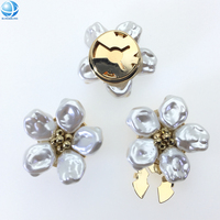 En gros Cache-boutons décoratifs à fleur rose, accessoires bijoux pour chemises, costumes, poignets et blouses pour femmes