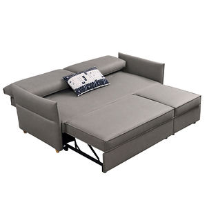 <span class=keywords><strong>Lit</strong></span> <span class=keywords><strong>double</strong></span> en tissu Offre Spéciale Canapé-<span class=keywords><strong>lit</strong></span> moderne léger multifonctionnel rétractable - Product Image 4