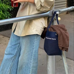 Bolsa de Compras de Lona de Algodón Orgánico Natural Reutilizable Personalizada, Bolsas de Lona con Logotipo Impreso Personalizado para Compras - Product Image 3