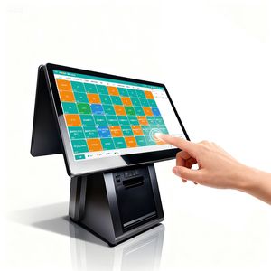 Thiết kế mới <span class=keywords><strong>15</strong></span>.6 inch thiết bị đầu cuối POS Tiền mặt đăng ký <span class=keywords><strong>15</strong></span>.6 inch hiển thị cho thương mại cửa hàng bán lẻ máy POS tất cả trong một - Product Image 2