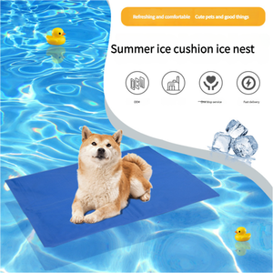 Tapis rafraîchissant ultra-respirant pour animaux de compagnie, double face, antidérapant, imperméable, lavable et durable, idéal pour les journées chaudes - Product Image 5