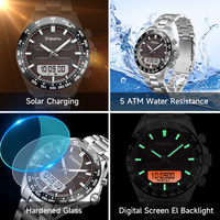 Montre de prière islamique Adhan Fajr Alfajr Pilgrimage Clock Watch Al Fajr Azan pour les prières musulmanes, en acier inoxydable