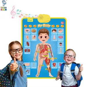 LELEYU Customized Kids Interactive Electronic Educational Wall Chart Talking Poster Toy