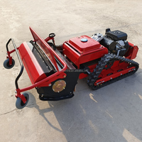 Tondeuse à gazon intelligente sans fil télécommandée, robot industriel multifonctionnel 25HP avec moteur 420cc pour la coupe de l'herbe