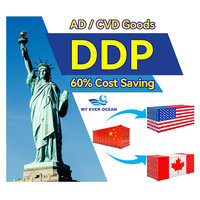 Ever Ocean Ddp Fast Calcular costos 20Ft 40Ft Flete internacional China Transporte especial Agente de envío a EE. UU. Canadá