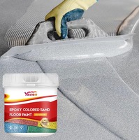 Vente en gros de sable époxy Peinture pour sols autonivelante Sable coloré en résine époxy effet marbre à base d'eau pour différents sols