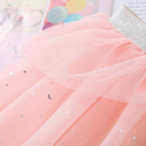 Faldas Tutú para Niñas, Vestido de Hada <span class=keywords><strong>Rosa</strong></span> con Lazo, Falda de Tul para Fiestas Infantiles, Falda <span class=keywords><strong>Rosa</strong></span> para Niñas - Product Image 4
