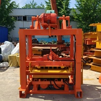Machine à fabriquer des briques SHUNYA QTJ4-40 de Chine, machine à matériaux de construction, moules remplaçables depuis trente ans, PRATIQUE