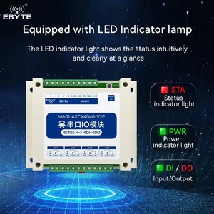 Módulo de Red de E/S en Serie Ebyte ODM Serie MA01 4DI + 4DO 2DI + 2DO RS485 Estándar con Configuración ModBus-RTU/PLC/Computadora Host - Product Image 4