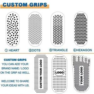 Calcetines de Yoga Antideslizantes con Logotipo Personalizado, Calcetines de Pilates de Algodón para Mujer, Diseño Antideslizante, Calcetines de Ballet en Venta al Por Mayor - Product Image 5