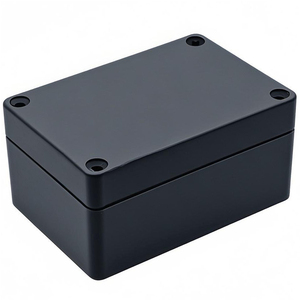 100x68x50mm IP65 tùy chỉnh nhựa không thấm nước hộp ép phun màu đen <span class=keywords><strong>ABS</strong></span> vật liệu nhựa điện tử PCB bao vây - Product Image 1