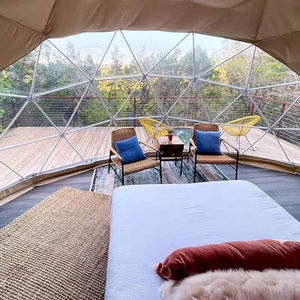 8Mプレハブジオデシックドームハウス、豪華グランピングテント、ホテル＆リゾートキャンプ用イグルー - Product Image 5