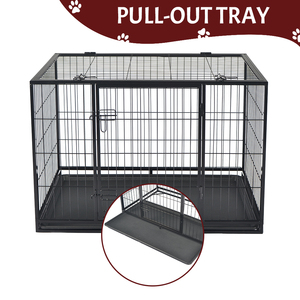 <span class=keywords><strong>Cage</strong></span> pour chien XXL en métal avec plateau en plastique, grande <span class=keywords><strong>cage</strong></span> pour chien - Product Image 4