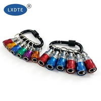 LXDTE Adaptateur de vis à changement rapide 1/4 pouce, porte-embouts de perceuse, porte-embouts SDS, rallonge porte-clés, ensemble de supports pour embouts de tournevis