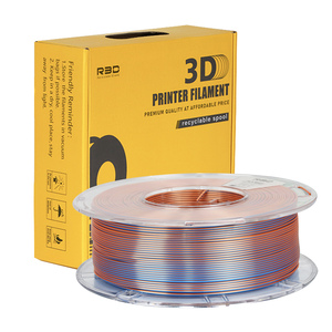 Filament <span class=keywords><strong>PLA</strong></span> magique R3D <span class=keywords><strong>orange</strong></span> et bleu, 2 couleurs, soyeux, pour imprimante 3D FDM/stylo 3D, 1,75 mm, 1 kg, 340 m de longueur, tolérance de 0,02 mm, ROHS - Product Image 5