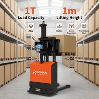 Chariot élévateur autonome intelligent alimenté par l'IA, chariot élévateur AMR de 1000 kg, robot chariot élévateur autonome, chariot à palettes AGV à conduite autonome intelligente