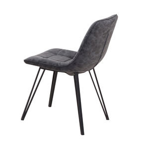 Kostenlose Probe Modern Room Edelstahl Kunst möbel mit hoher Rückenlehne Hoaxin European Red Heavy Blue Günstiger Leder Esszimmers tuhl - Product Image 3