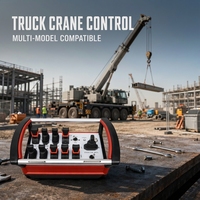 Télécommande hydraulique sans fil industrielle NOMI NMBZ-003 à 10 joysticks pour la rétrofit de grue montée sur camion