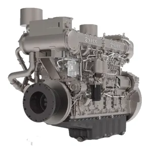 Motor diesel marinho de 6 cilindros, 25,2L, 588kw/1800rpm, série SC25K, para barcos de passageiros, barcos de pesca e turismo de alta velocidade