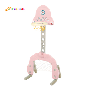 Feelkids <span class=keywords><strong>Panier</strong></span> de <span class=keywords><strong>basket</strong></span>-ball réglable pour bébé en plastique, <span class=keywords><strong>petit</strong></span>, pour l'intérieur, avec porte de football et support pour ballon, pour les enfants de 1 à 8 ans - Product Image 1