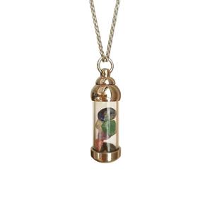 Pendentif boîte personnalisable en acier inoxydable plaqué or, design transparent et creux, ouvrable et refermable, pour création DIY - Product Image 5