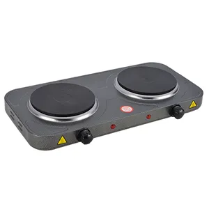 2000W Portable Double Solid Electric Hot Plate Cooker Burner With Double Hotplate Stove