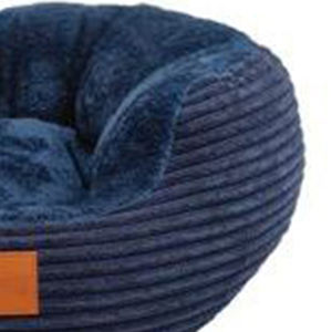 Ensemble de lits pour chien classiques en velours côtelé bleu S+M+L, antidérapants, imperméables, pour toutes les saisons, utilisation en intérieur - Product Image 5