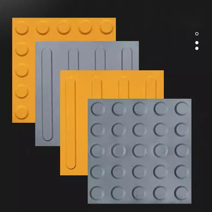 Chất lượng tốt 250*250mm mù PVC xúc giác lát gạch nhựa xúc giác chỉ số dải - Product Image 2