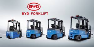 BYD Chariot élévateur à contrepoids 4 roues 3 tonnes Lithium-Ion Nouvel état pour l'industrie de la restauration Utilisation intérieure/extérieure - Product Image 2