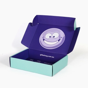 LOW MOQ Corrugated Recyclable Logo Pink Gift <b>Packaging</b> Shoes Clothes Box Paper Postal Mailer Shipping <b>Boxes</b> for <b>Small</b> Business - Product Image 5