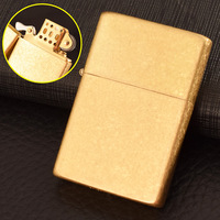 Briquet à kérosène classique ZORRO, tête carrée, vintage, avec meule, cadeau pour homme