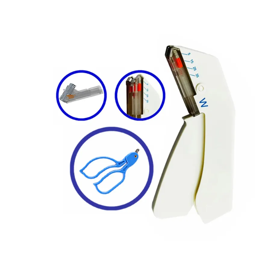 Portable Sterile Skin Stapler Surgical Staples Medical Disposable Skin Stapler 35W and Remover for Wound Closure