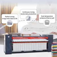 Calandreuse industrielle multi-rouleaux à grande vitesse pour draps de lit, pour grandes blanchisseries