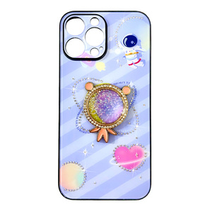 Funda de teléfono móvil de diamante brillante para <span class=keywords><strong>Iphone</strong></span> <span class=keywords><strong>12</strong></span>, <span class=keywords><strong>carcasa</strong></span> de lujo con soporte y accesorios para <span class=keywords><strong>Apple</strong></span> - Product Image 1