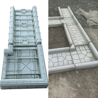 Molde de plástico ABS prefabricado para piedra de jardín, para pilar de puerta exterior con refuerzo de varilla de alta resistencia