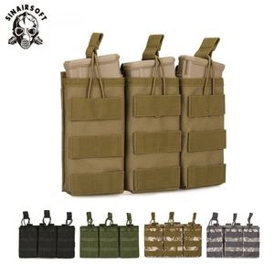 Bolsa Táctica Molle de Nylon con Triple Compartimento Abierto para Cargadores 223/5.56mm - Product Image 3