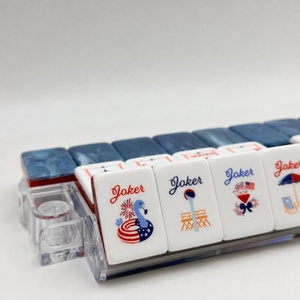Feux d'artifice américains, mahjong orienté vers l'exportation, mahjong de style américain, mahjong américain, mahjong en acrylique 3 - Product Image 4
